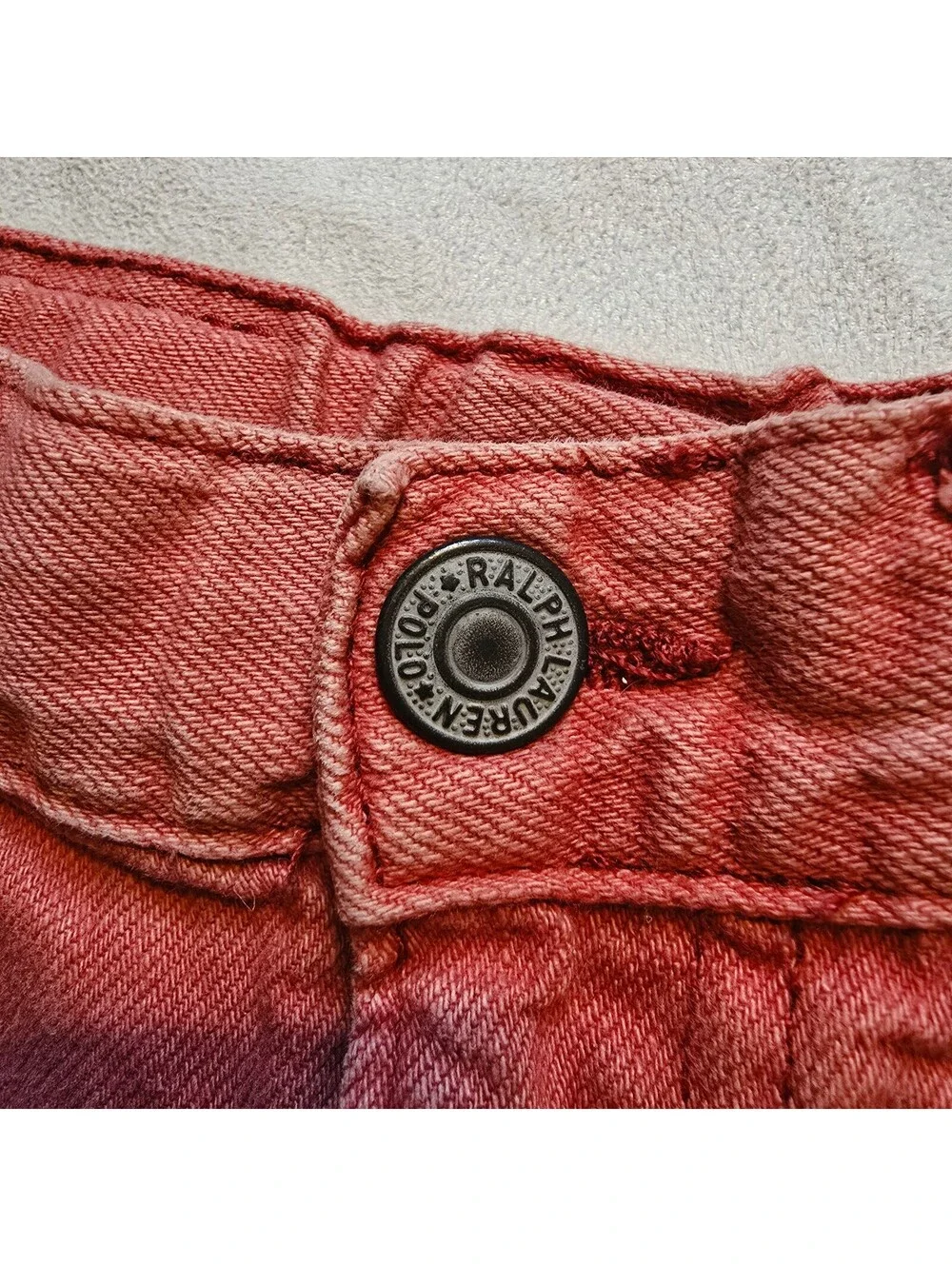Polo Ralph Lauren Boys' Red Denim Shorts Size 6